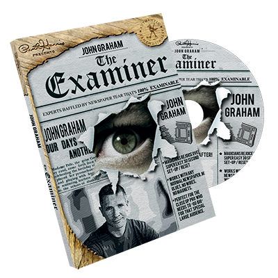 Paul Harris Presents Examiner (Gimmicks & DVD) by John Graham - Trick